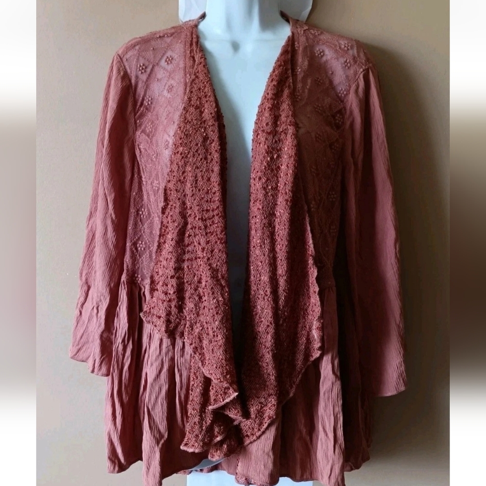 FESTI TORRID New Lacey Crochet Kimono 2x